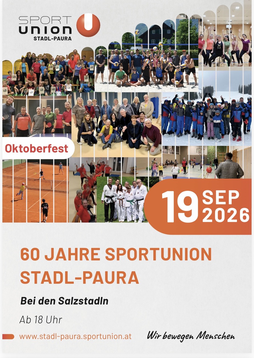 OKTOBERFEST - 60 JAHRE SPORTUNION STADL-PAURA